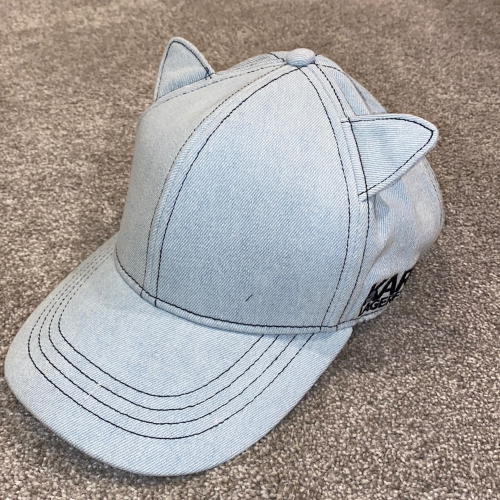 Karl Lagerfeld Kitty Denim hat